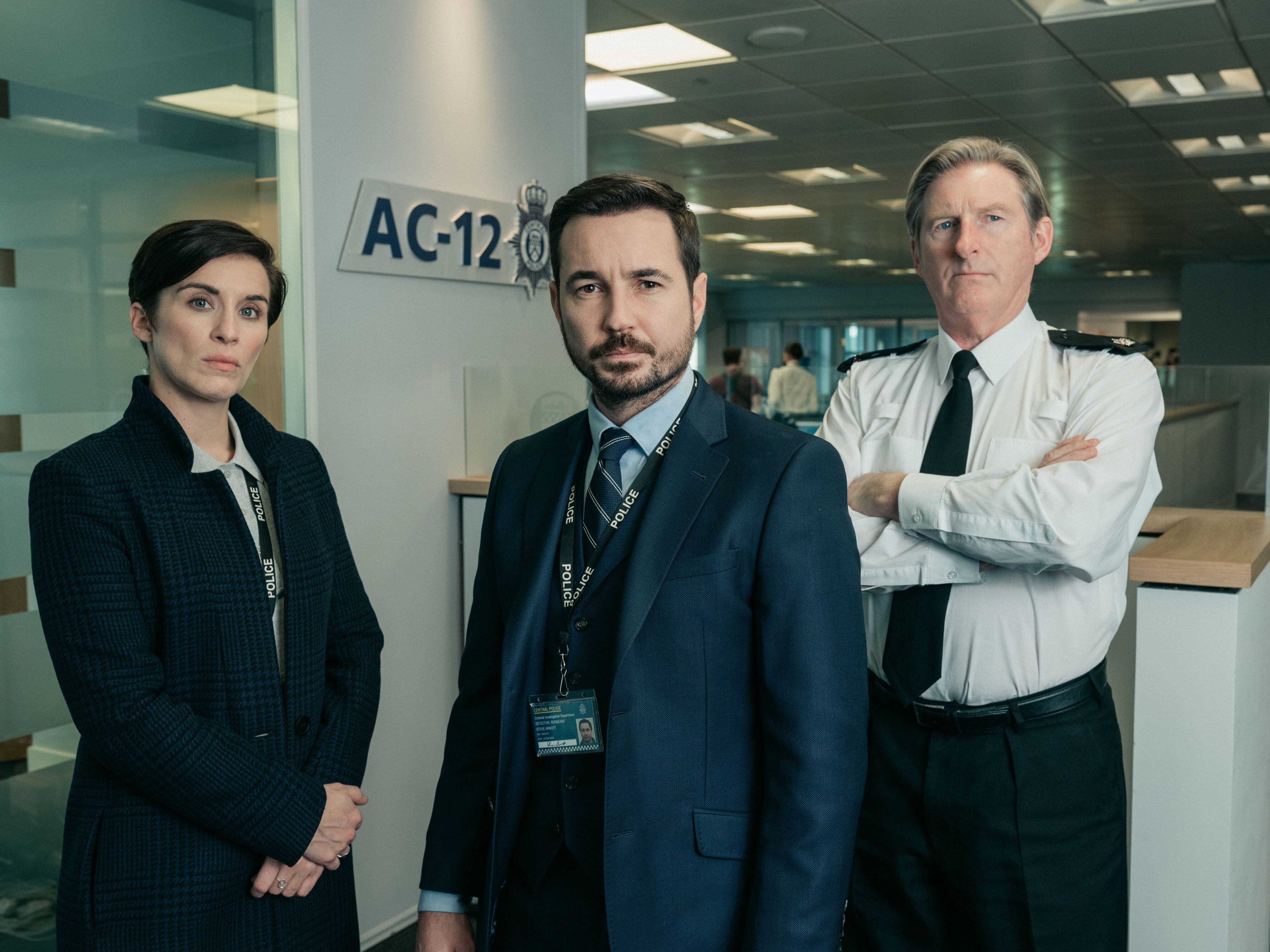 Line Of Duty stars Vicky McClure, Martin Compston and Adrian