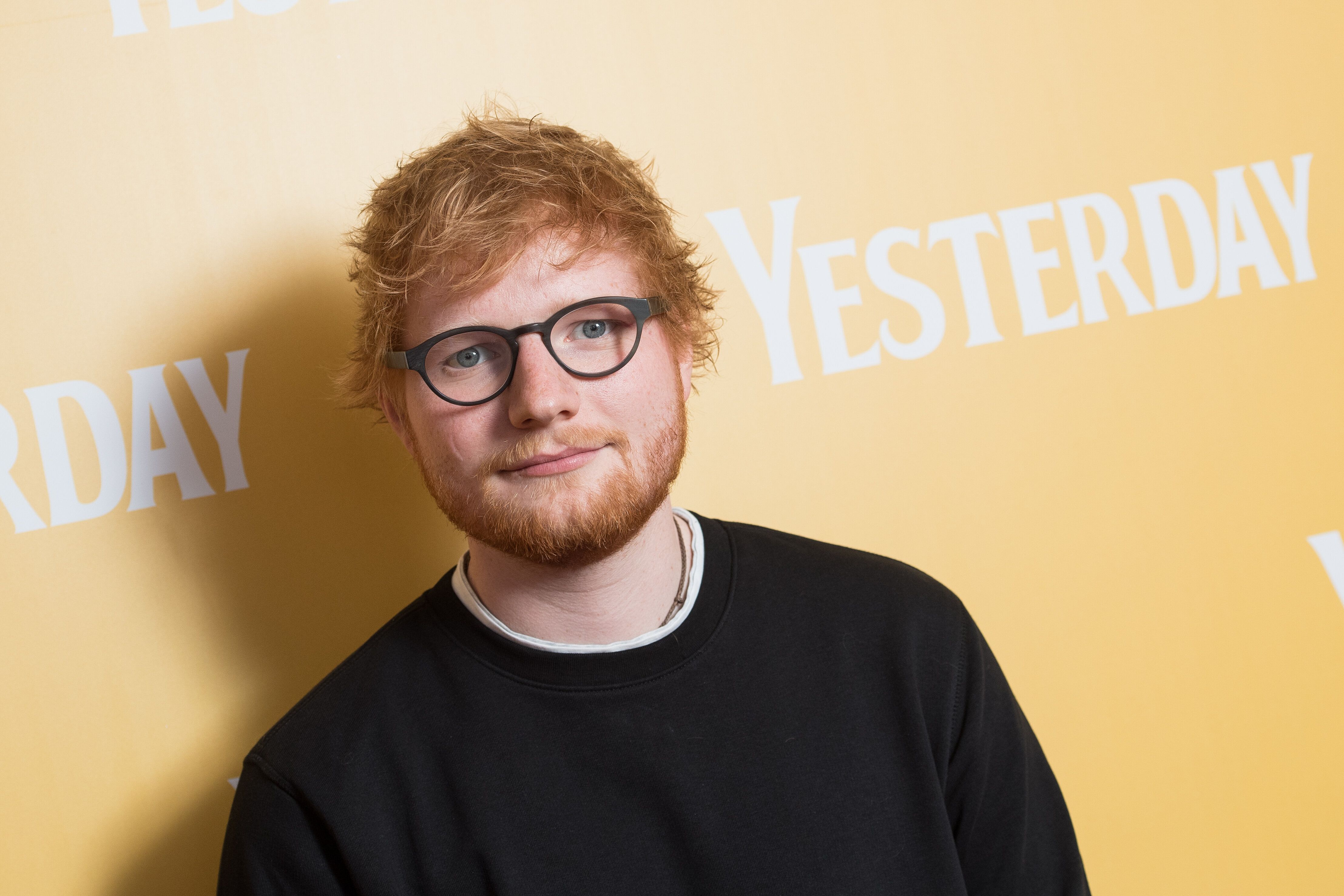 Ed Sheeran at a special screening of Yesterday in