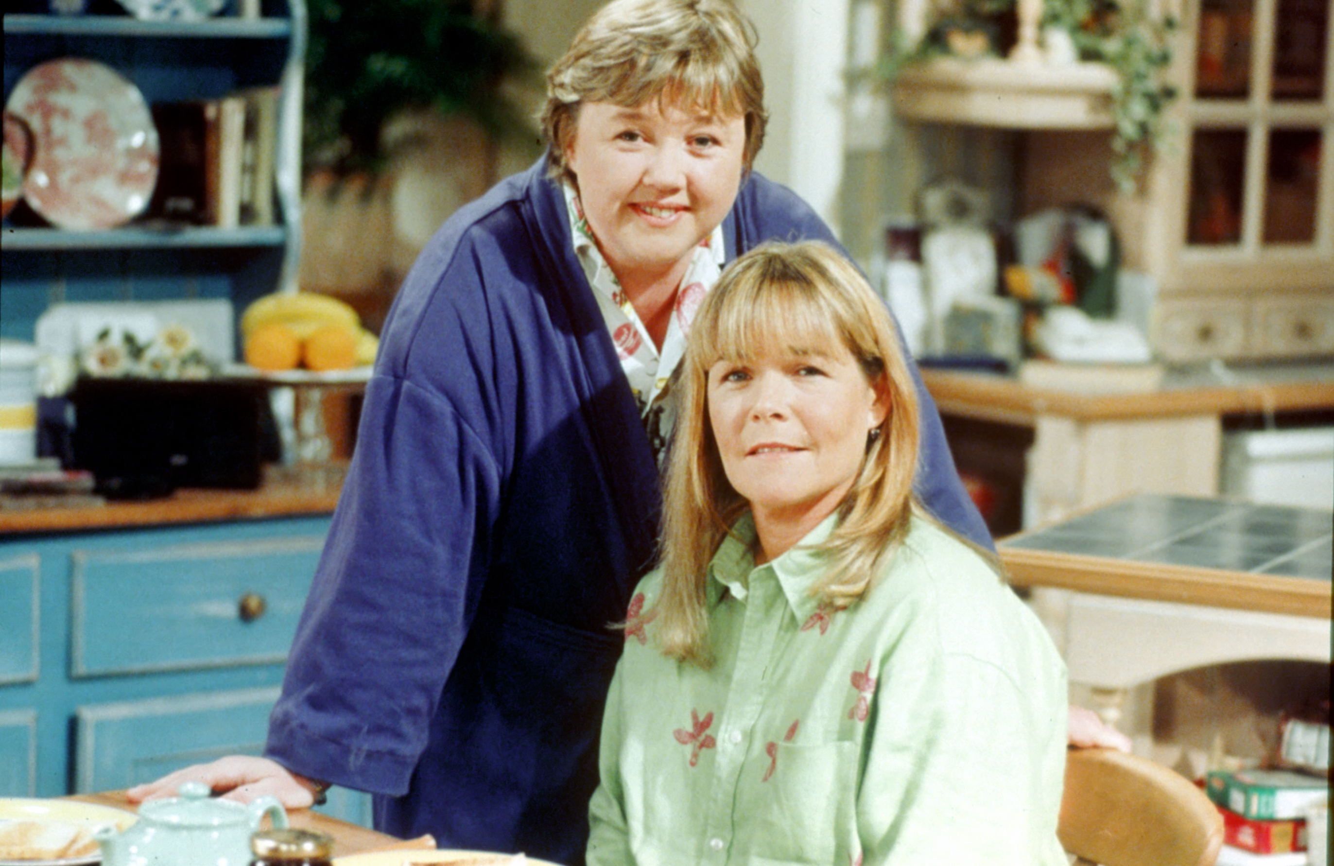 Pauline Quirke and Linda Robson in Birds of a Feather in