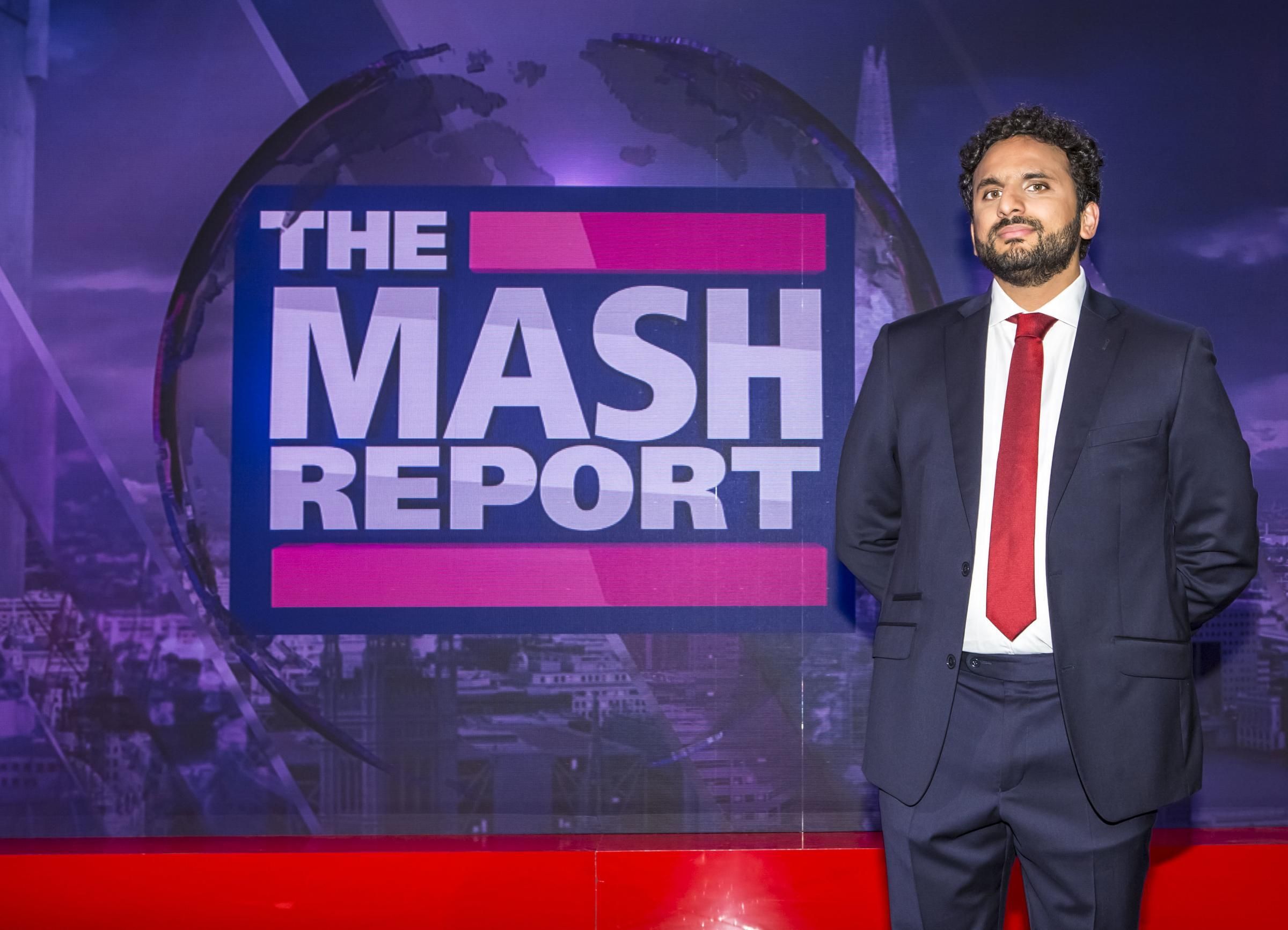 Nish Kumar hosted all four series of The Mash Report between 2017 and