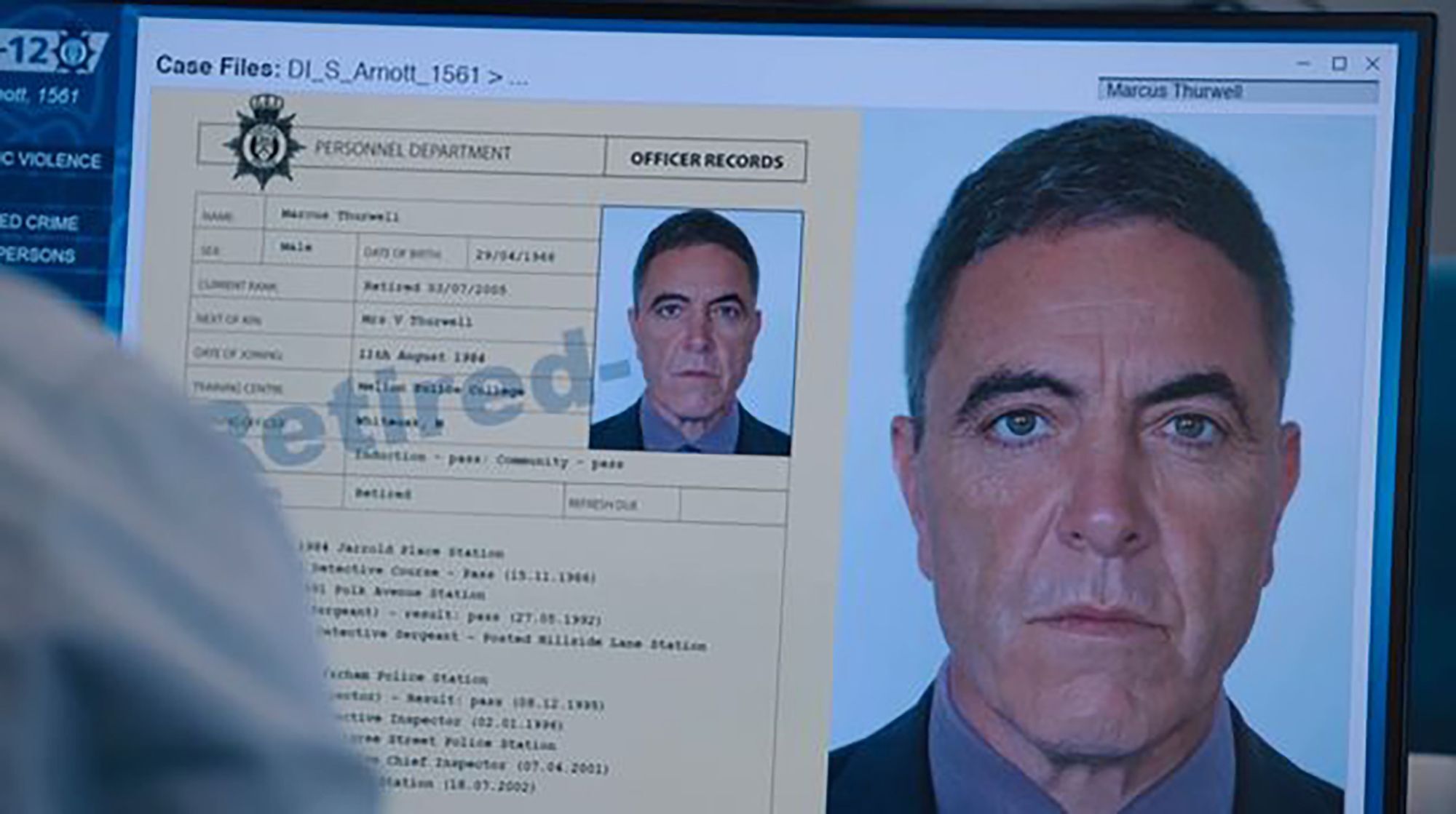 James Nestbitt only appeared in photographs as Marcus