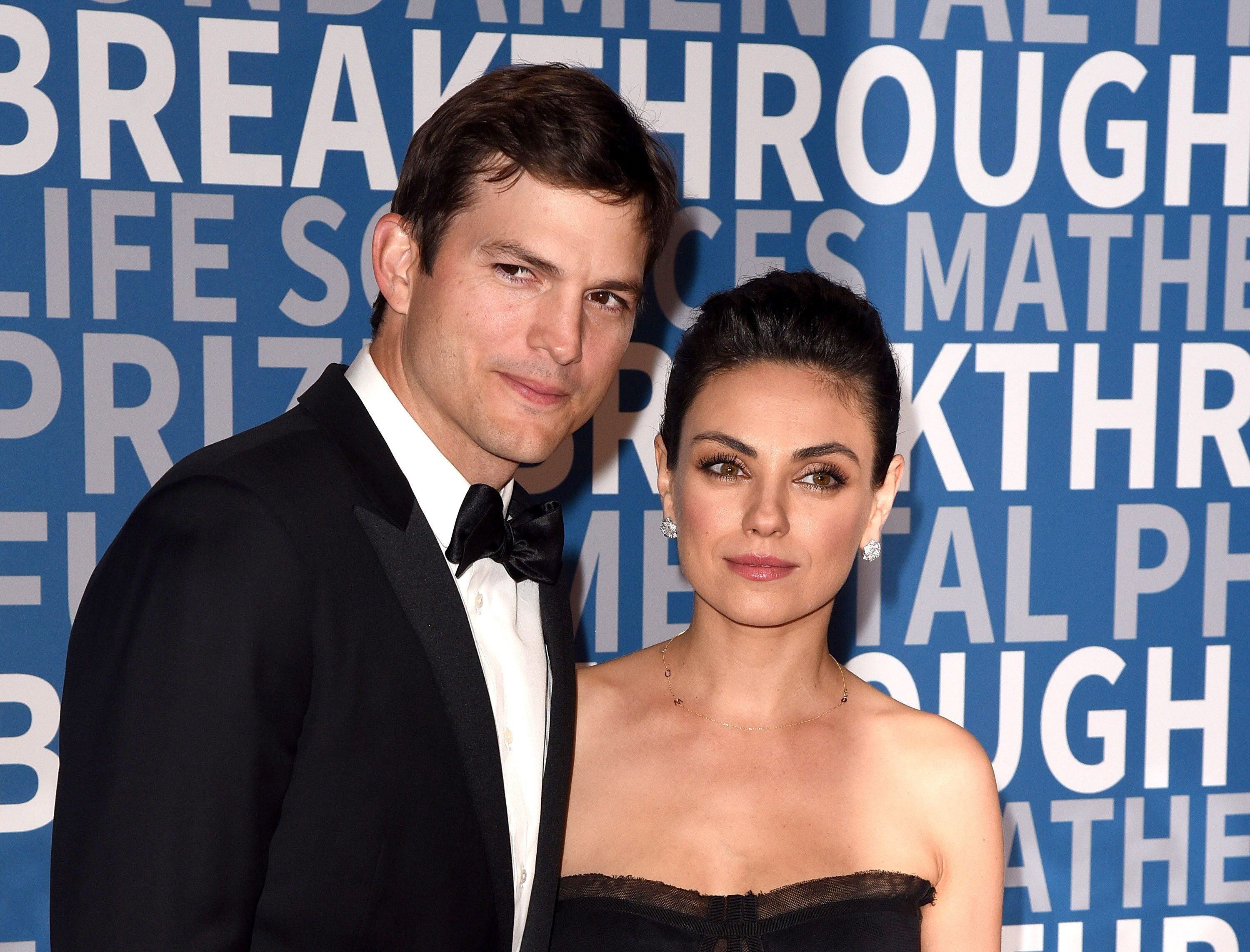 Ashton Kutcher and Mila Kunis attend the sixth annual Breakthrough Prize at NASA Ames Research Center...