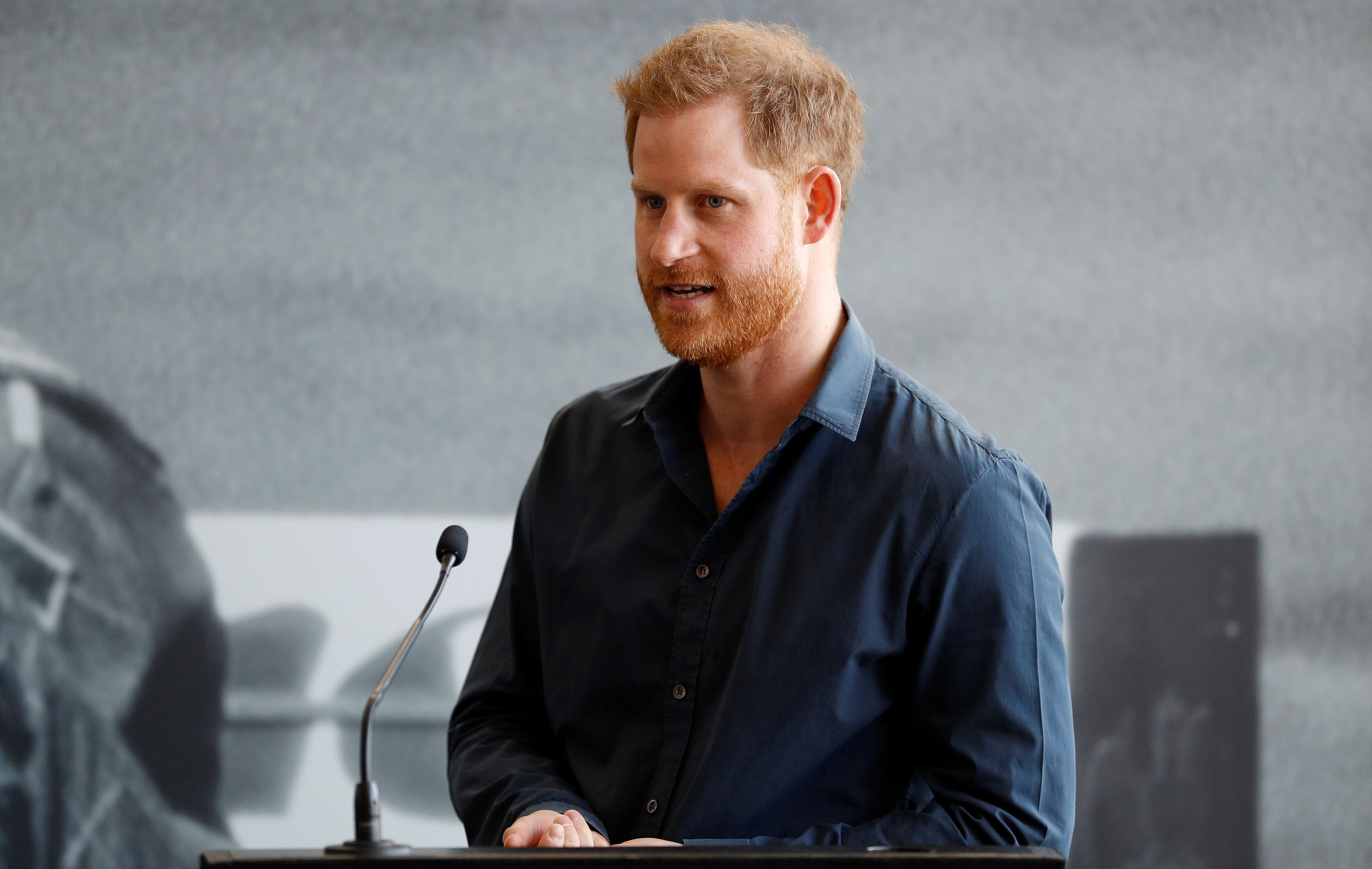 Prince Harry pictured in March