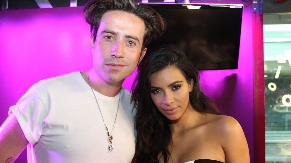 Nick Grimshaw with Kim