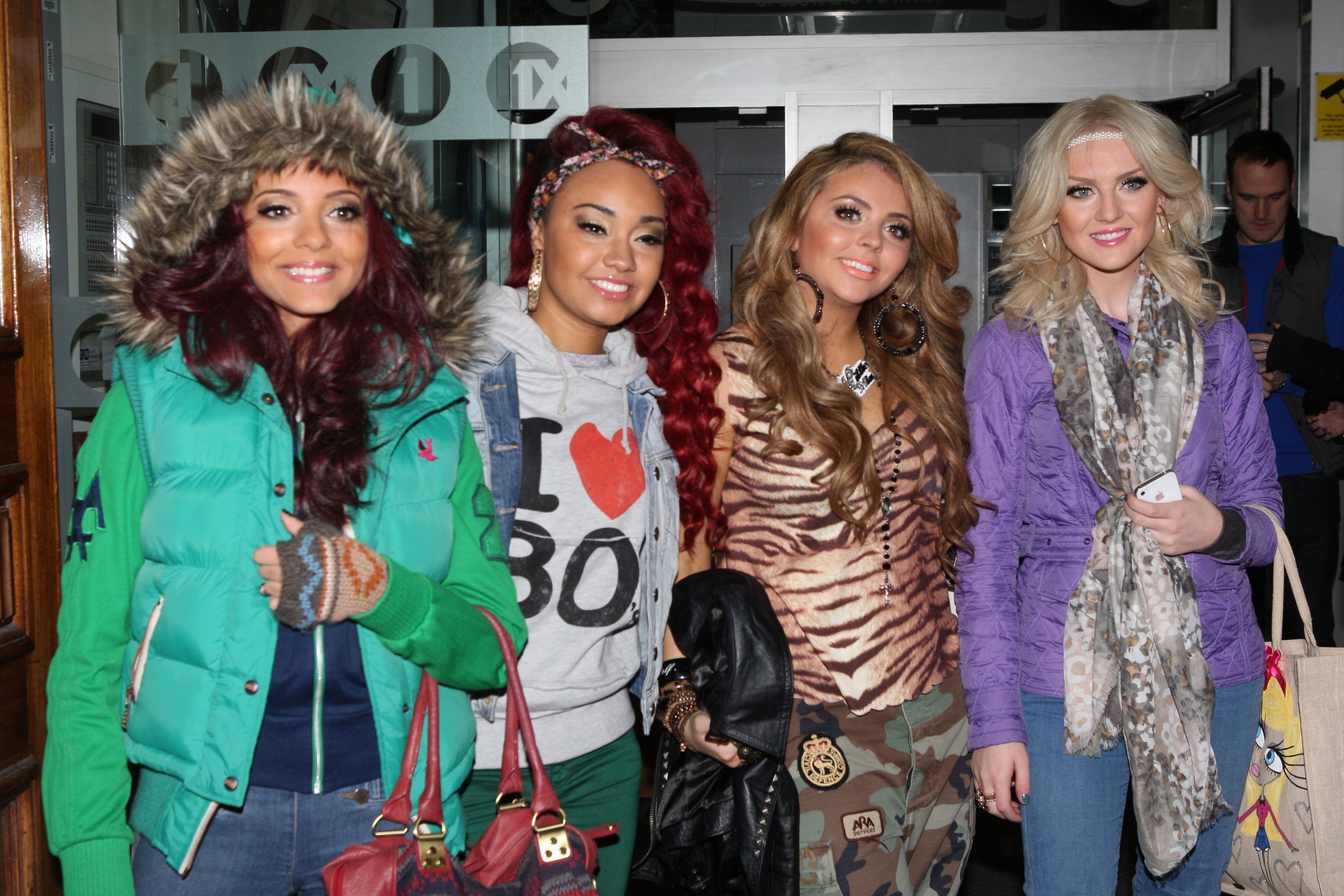 Little Mix pictured in December