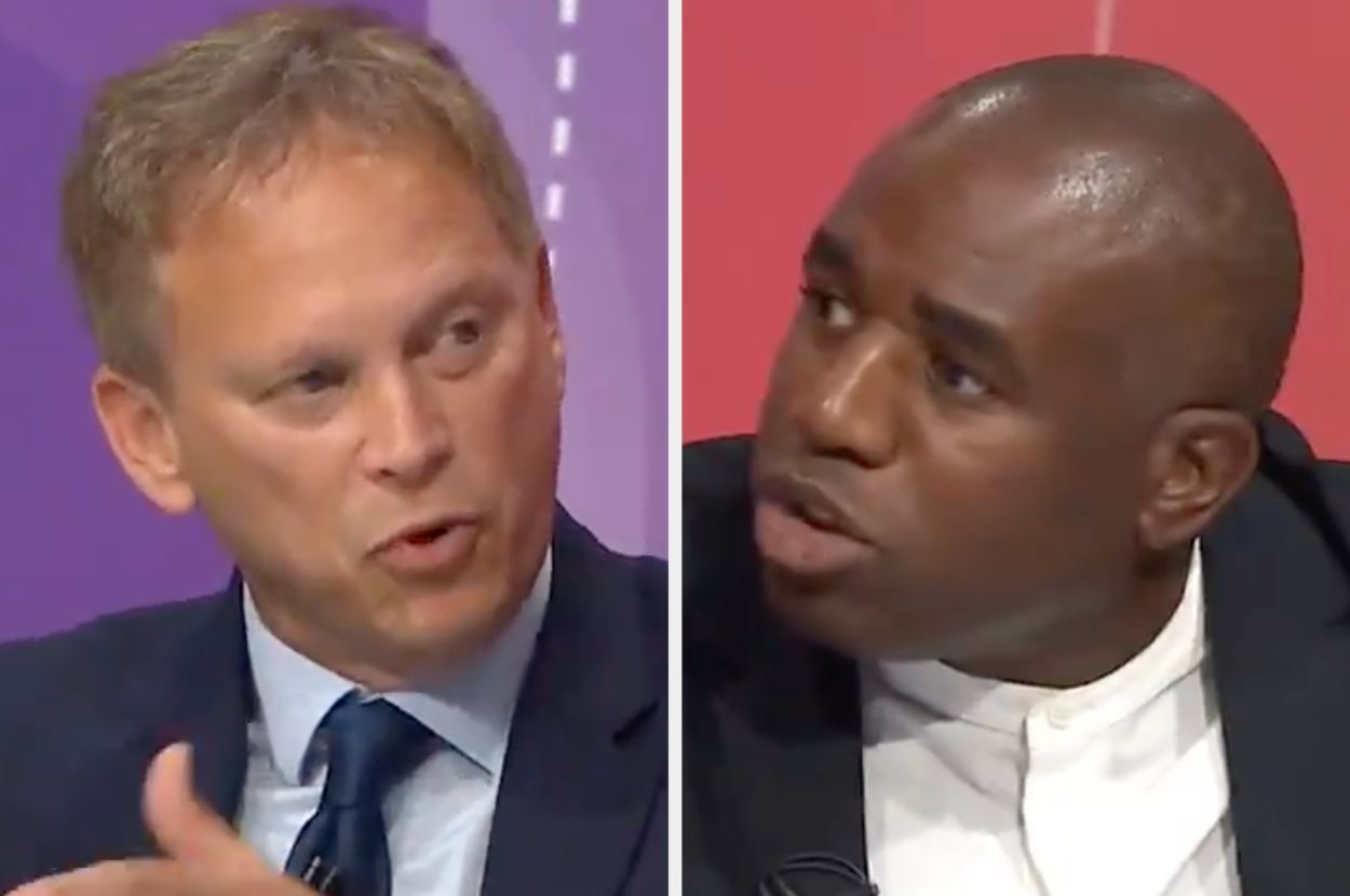 Grant Shapps and David Lammy during BBC Question