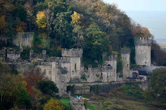 A view of Gwyrch Castle in Abergele,