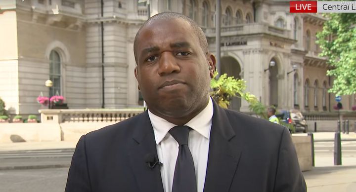 David Lammy on Sky News