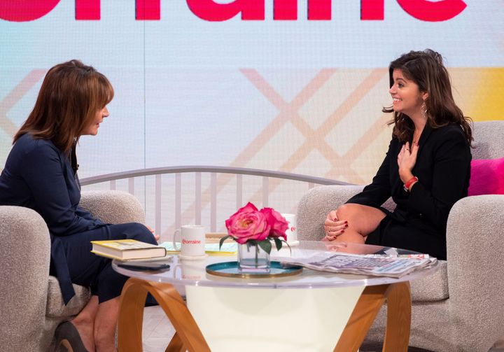 Deborah had been a regular guest on Lorraine's ITV show, seen here in 2018