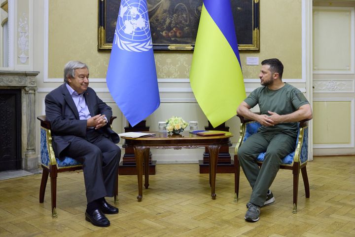 Zelenskyy with Guterres