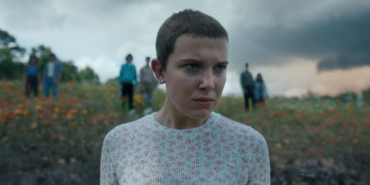 Millie Bobby Brown as Eleven in Stranger Things