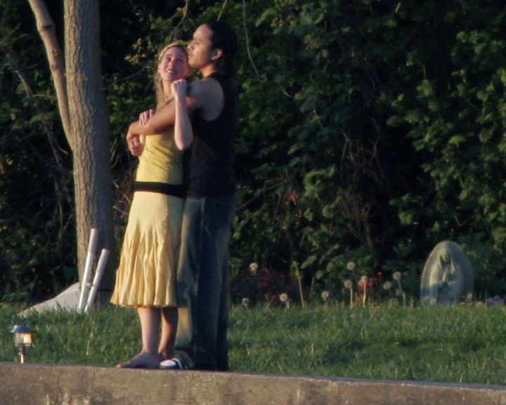 Mary Kay Letourneau and Vili Fualaau during a photo shoot at her beachfront home in 2006.