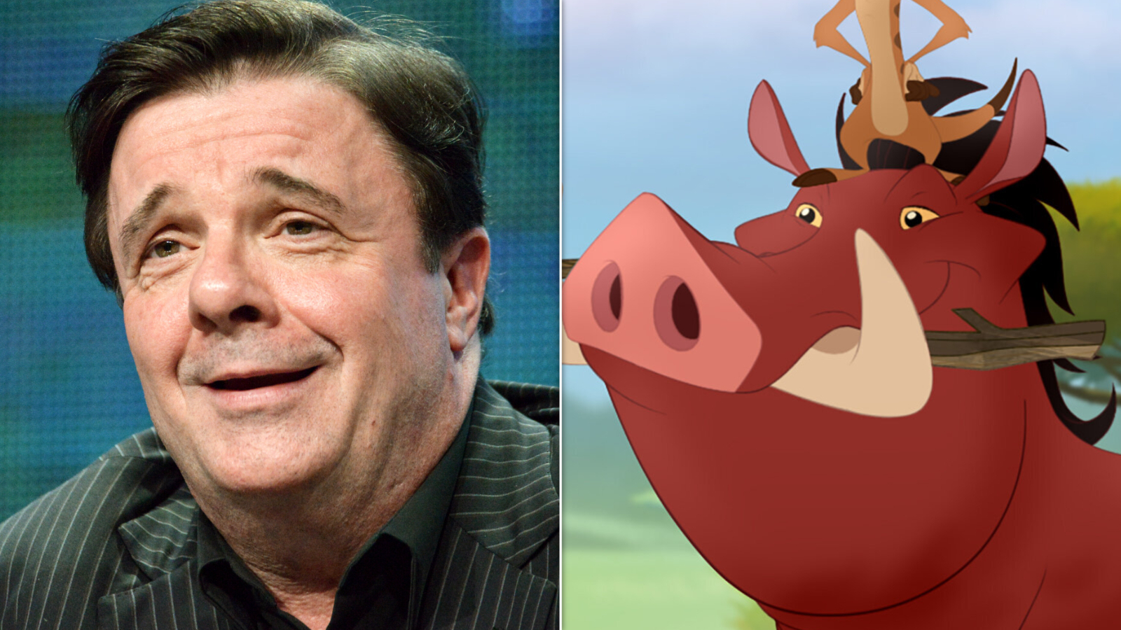 Lane will perform several "Lion King" songs as Pumbaa at a 30th anniversary event this week.