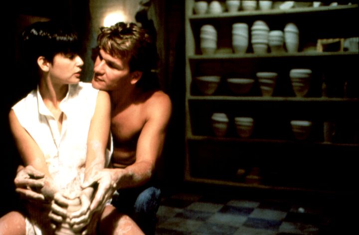 Demi Moore and Patrick Swayze in Ghost