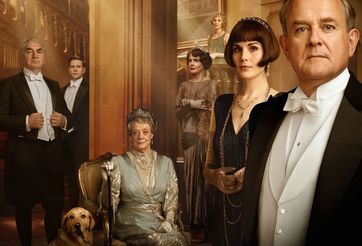 The stars of Downton Abbey in the poster for the 2019 film